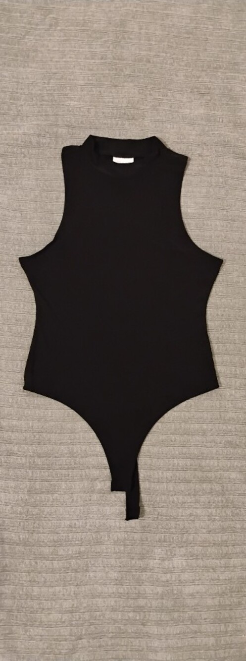 Abound Black Mock Neck Bodysuit